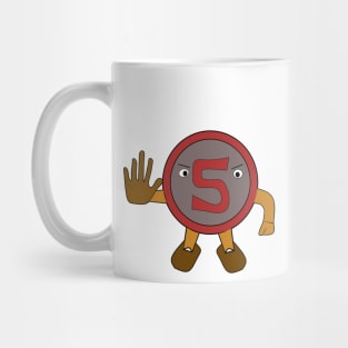 Illustration stop sign Mug